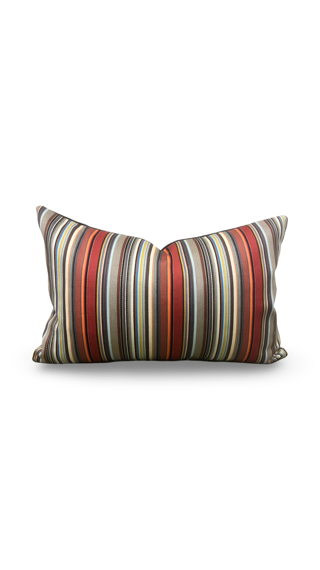 Harmonious Stripe 12X18" Knife Edge Decorative Lumbar Pillow
