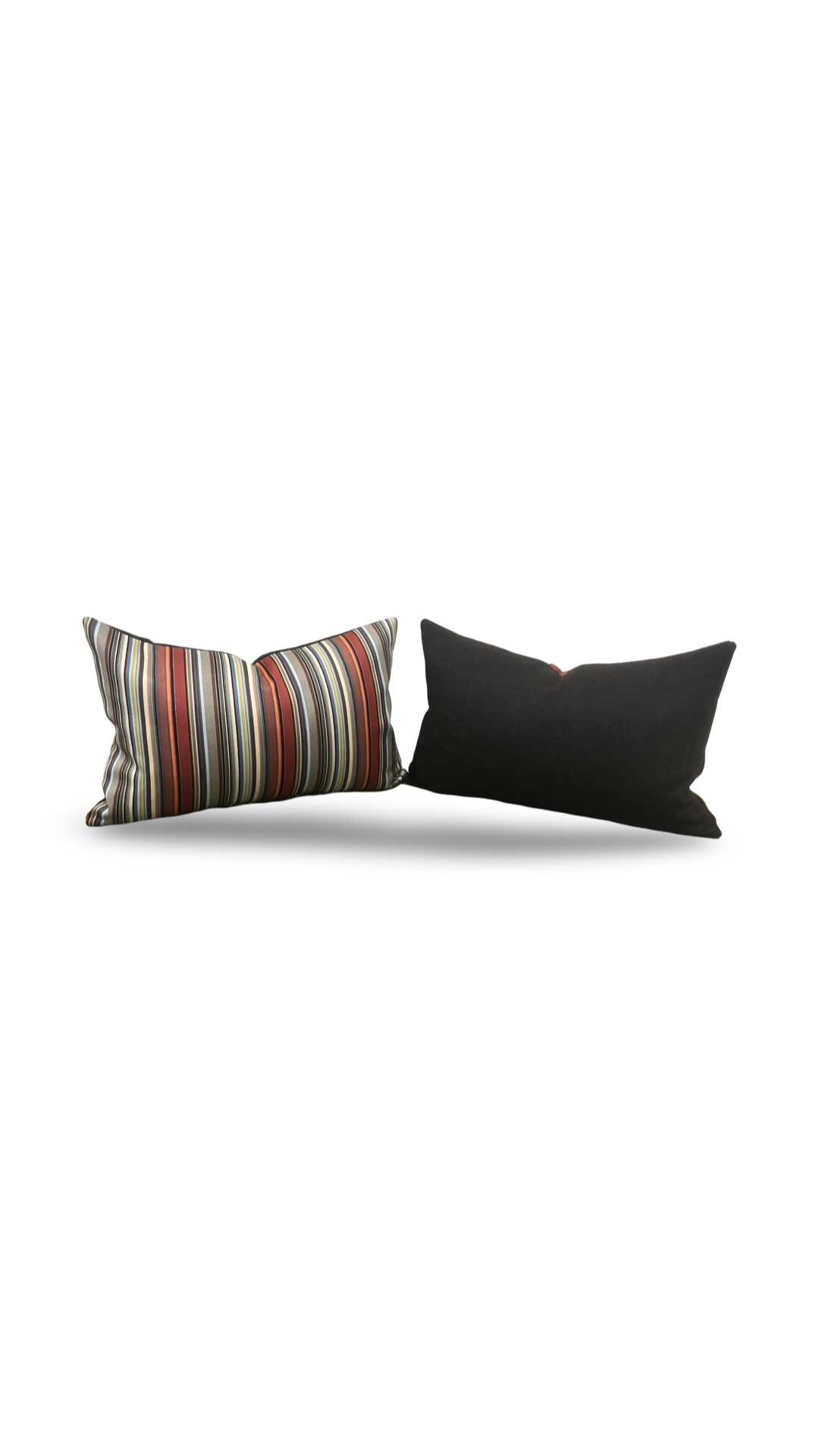 Harmonious Stripe 12X18" Knife Edge Decorative Lumbar Pillow