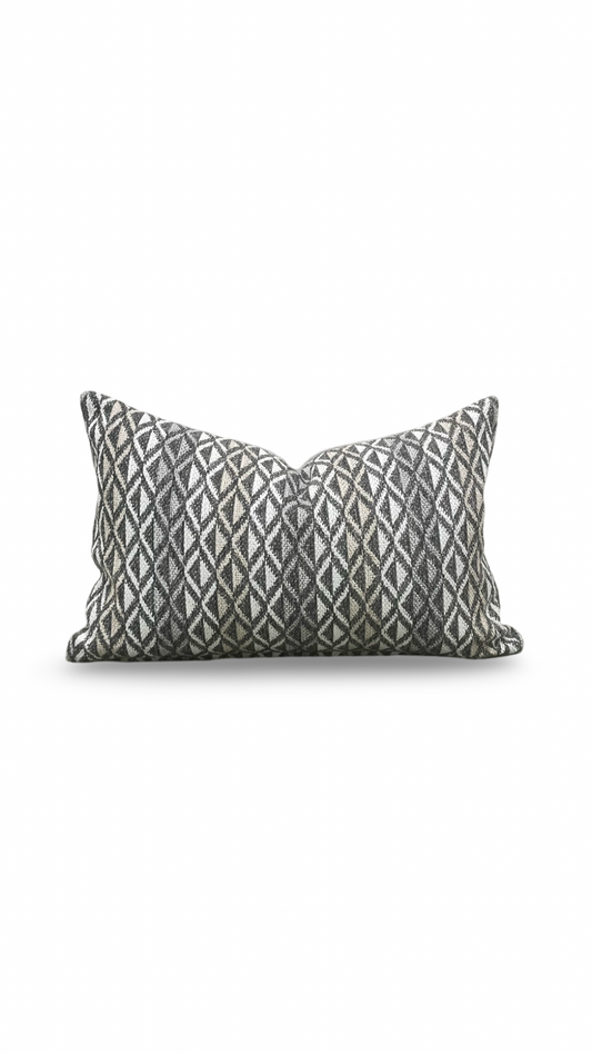 Marissa Granite 12X18" Knife Edge Decorative Lumbar Pillow