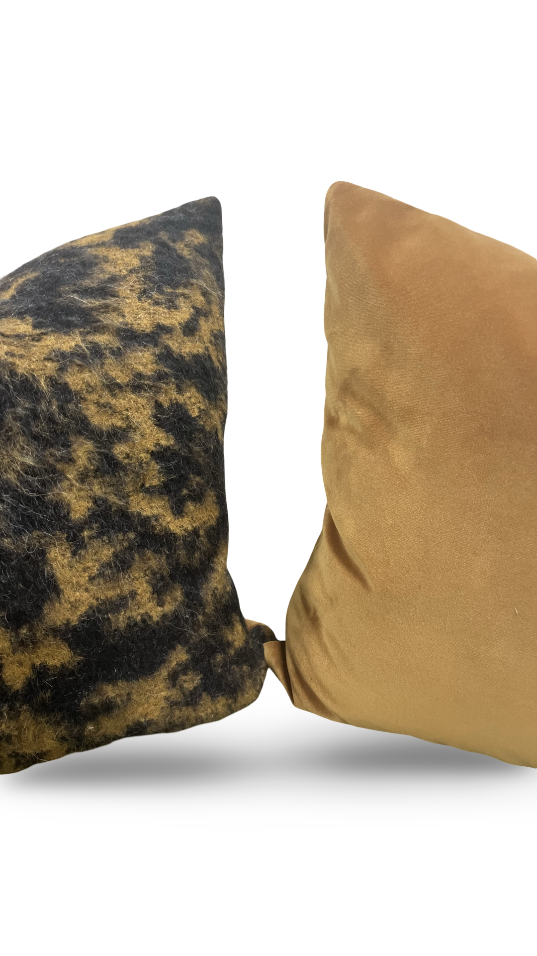Designer Fabric Pampa Fauve 20X20" Knife Edge Decorative Throw Pillow
