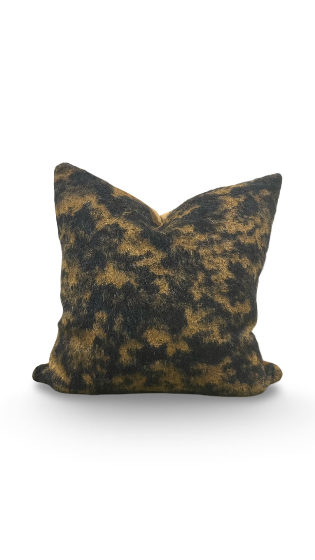 Designer Fabric Pampa Fauve 20X20" Knife Edge Decorative Throw Pillow