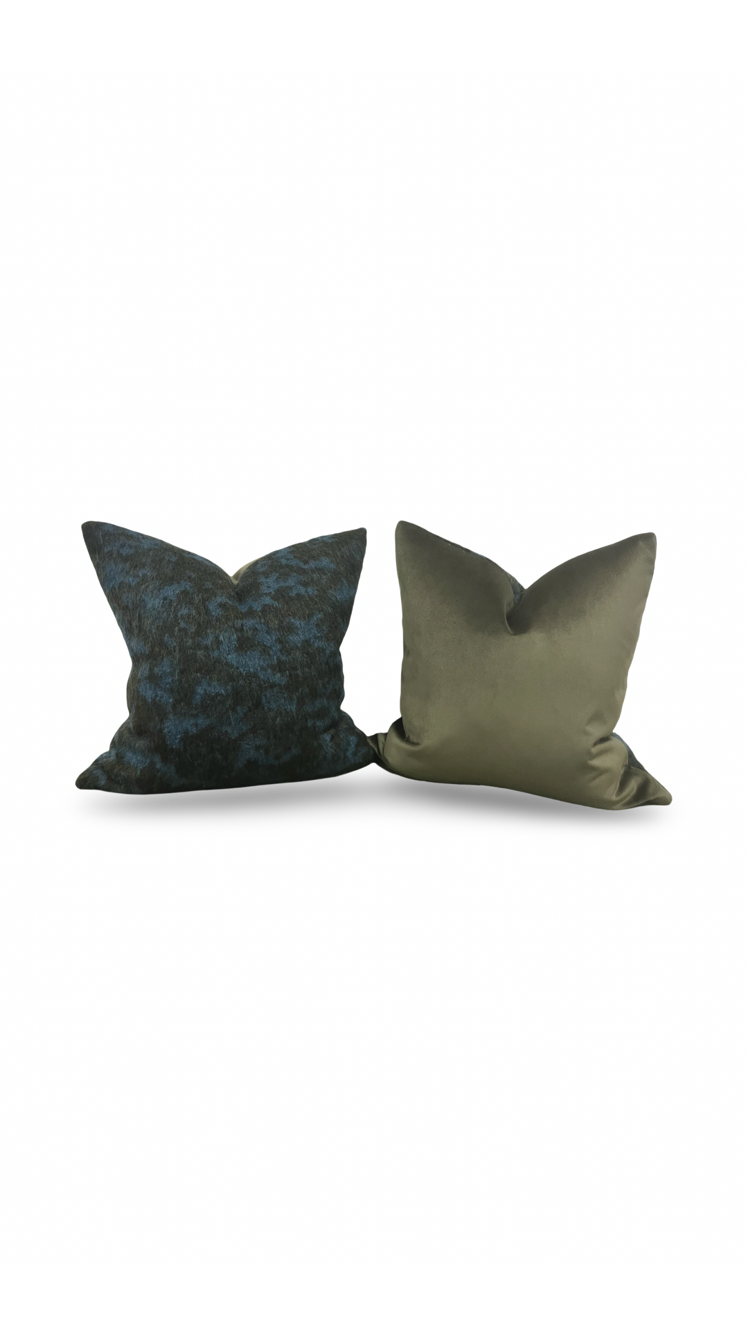 Designer Fabric Pampa Mousse 22x22" Knife Edge Decorative Throw Pillow