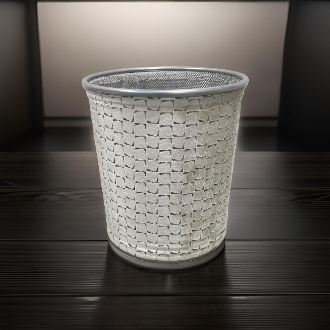Remark Linen Decorative Waste Basket