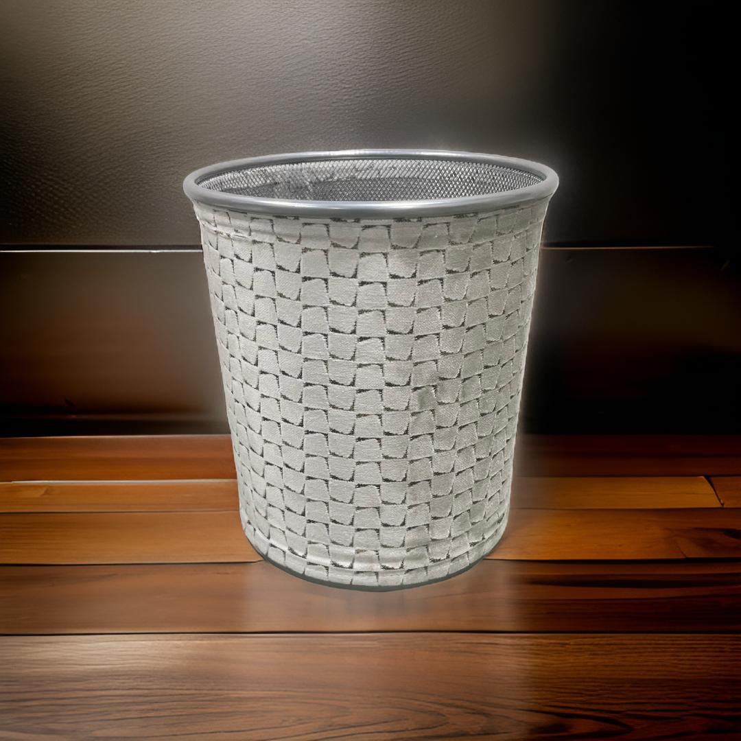 Remark Linen Decorative Waste Basket