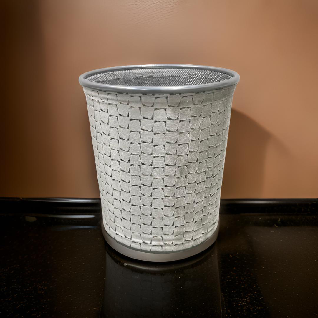 Remark Linen Decorative Waste Basket