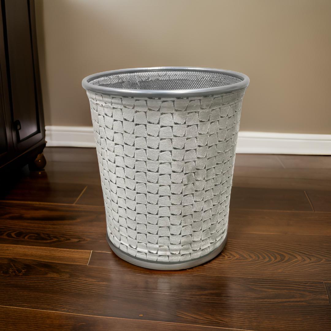 Remark Linen Decorative Waste Basket