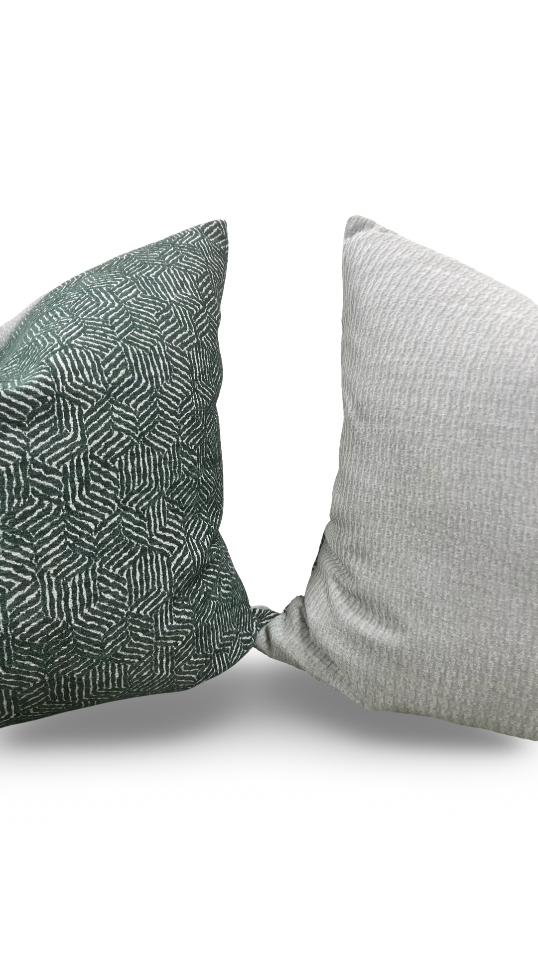 Luxury Fabric Faceted Fields Peacock 22x22" Knife Edge Decorative Throw Pillow