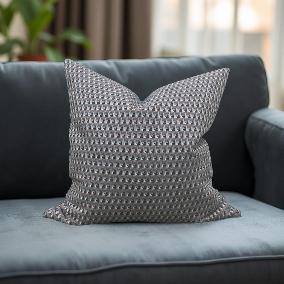 Designer Fabric Ramona Vineyard 22x22" Knife Edge Decorative Throw Pillow