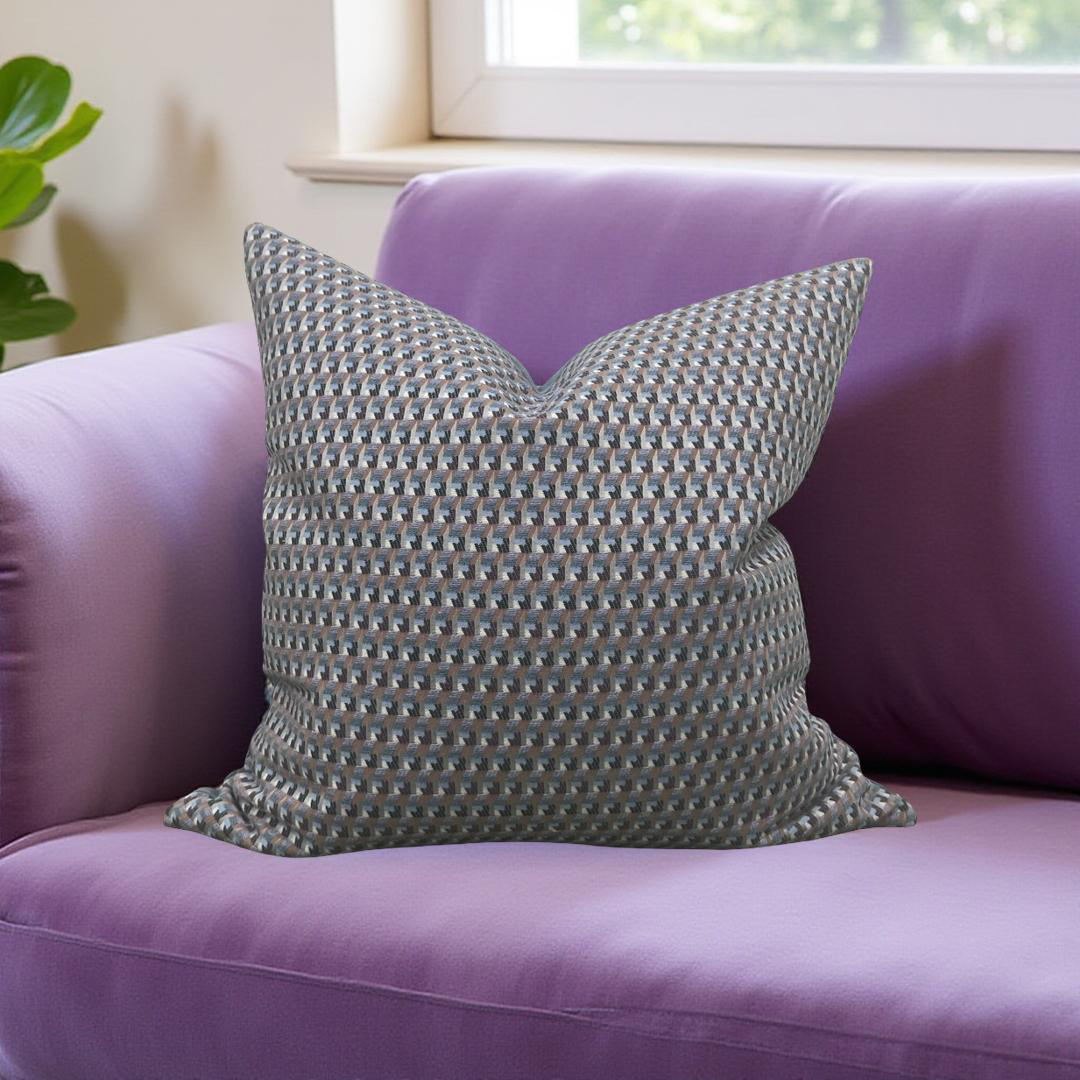 Designer Fabric Ramona Vineyard 22x22" Knife Edge Decorative Throw Pillow