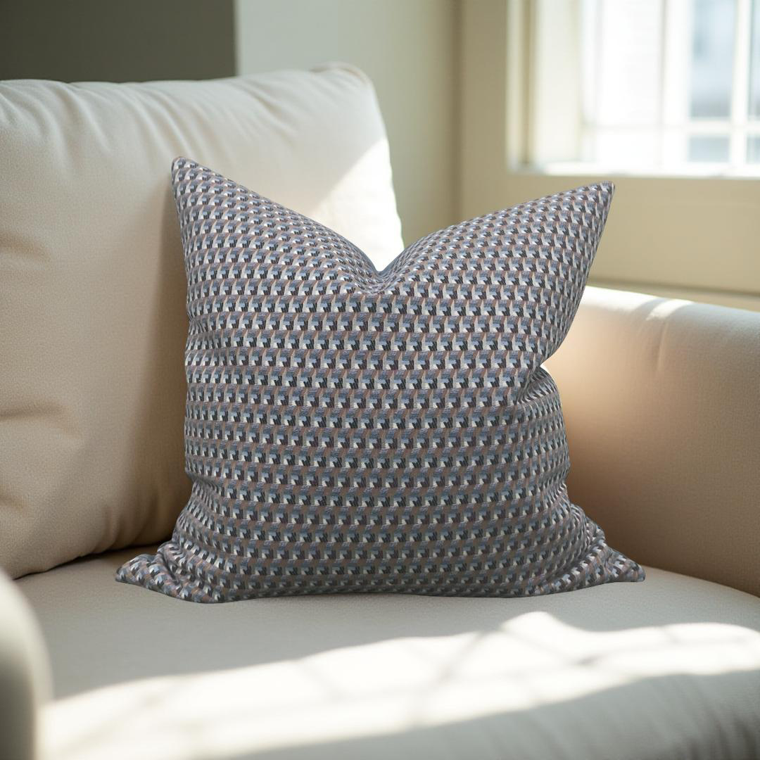 Designer Fabric Ramona Vineyard 22x22" Knife Edge Decorative Throw Pillow