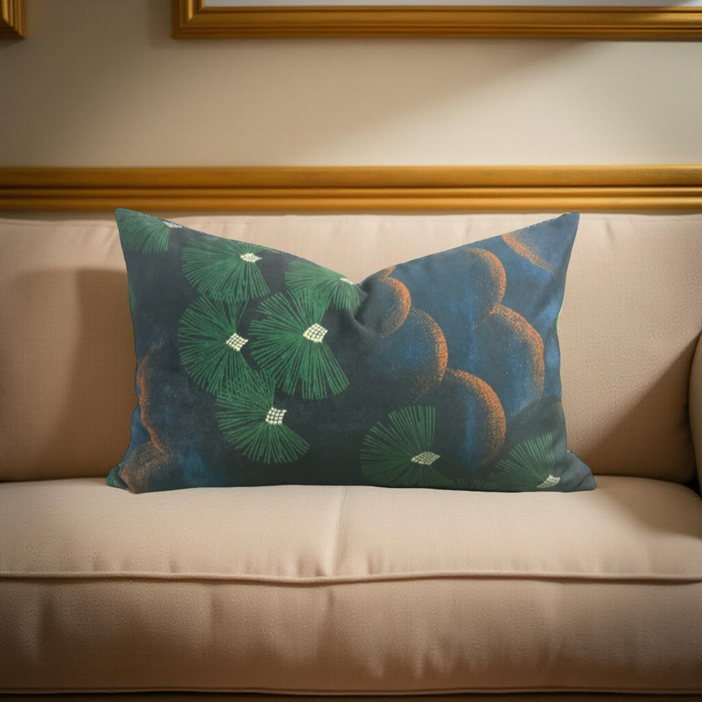 Lily Pond 12x18" Knife Edge Decorative Throw Pillow