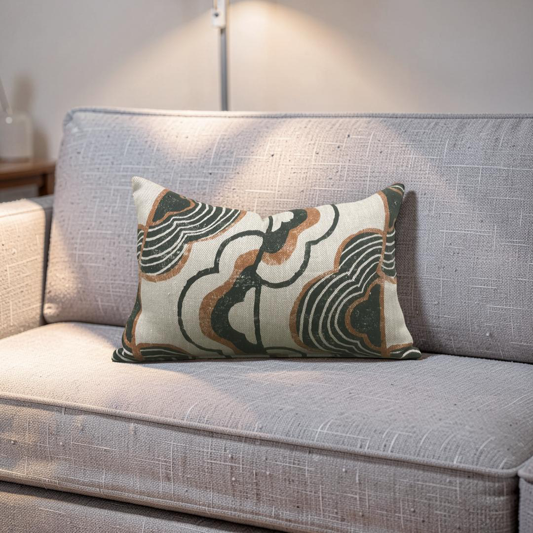 Nobilis Lumbar Pillow Sora 12x18" Knife Edge Cover