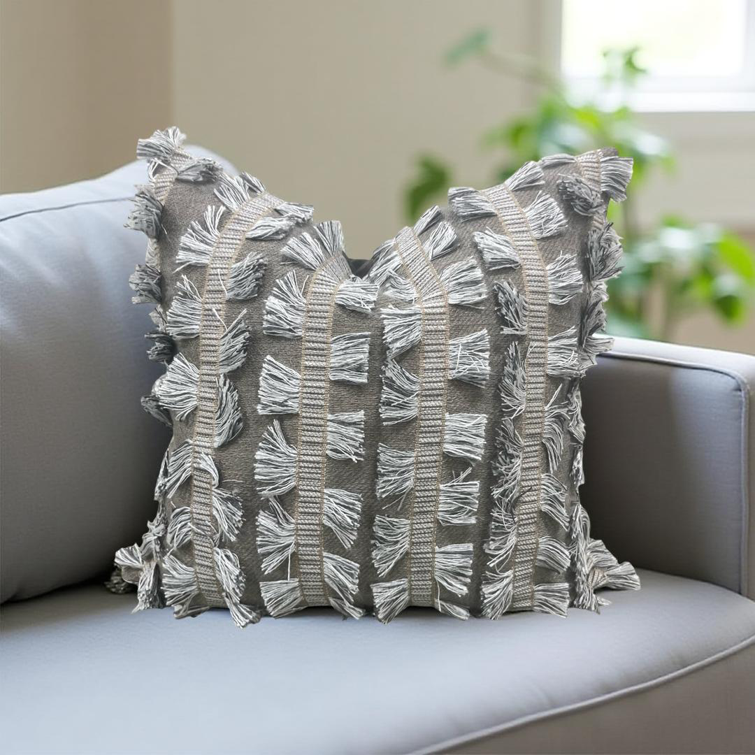 Myro Stone 20x20" Knife Edge Decorative Throw Pillow