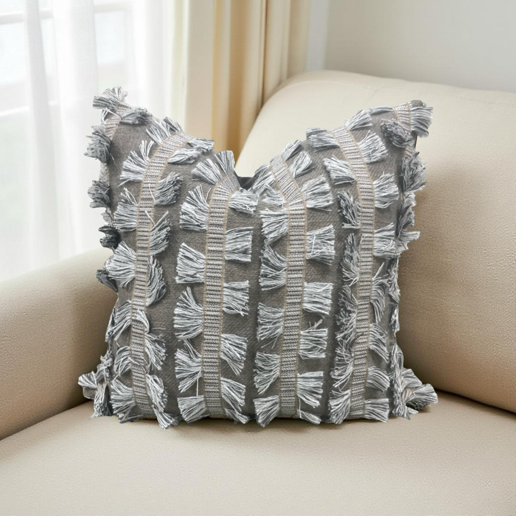 Myro Stone 20x20" Knife Edge Decorative Throw Pillow
