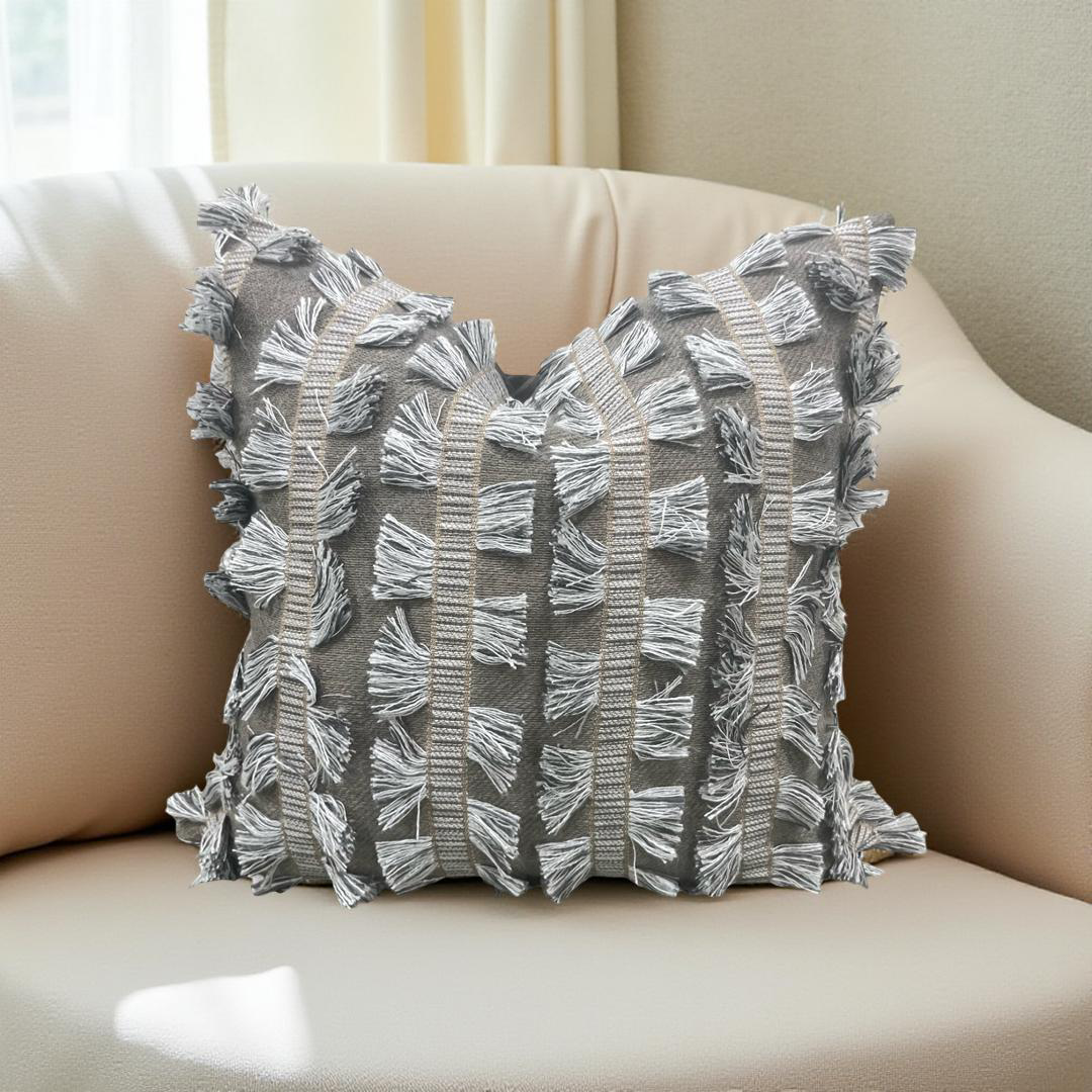 Myro Stone 20x20" Knife Edge Decorative Throw Pillow