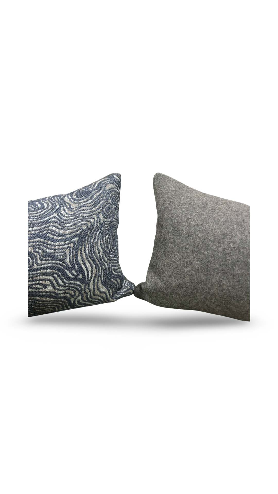 Designer Fabric Inverness Slate 12X18" Knife Edge Decorative Lumbar Pillow