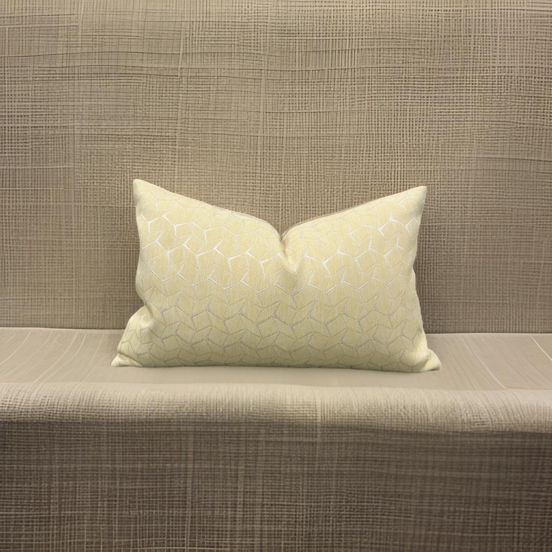 Trapezoid Sunshine 12x18" Knife Edge Decorative Lumbar Pillow