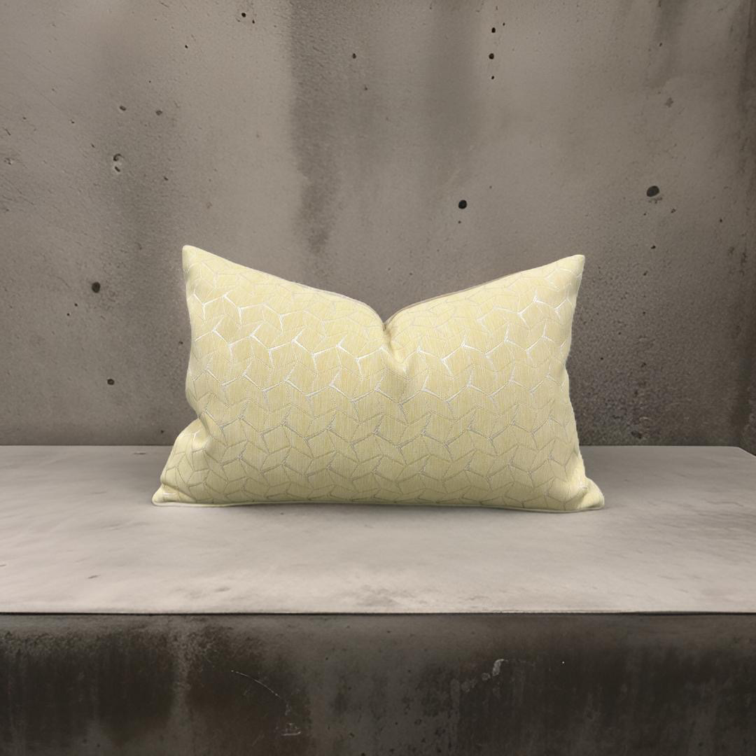 Trapezoid Sunshine 12x18" Knife Edge Decorative Lumbar Pillow