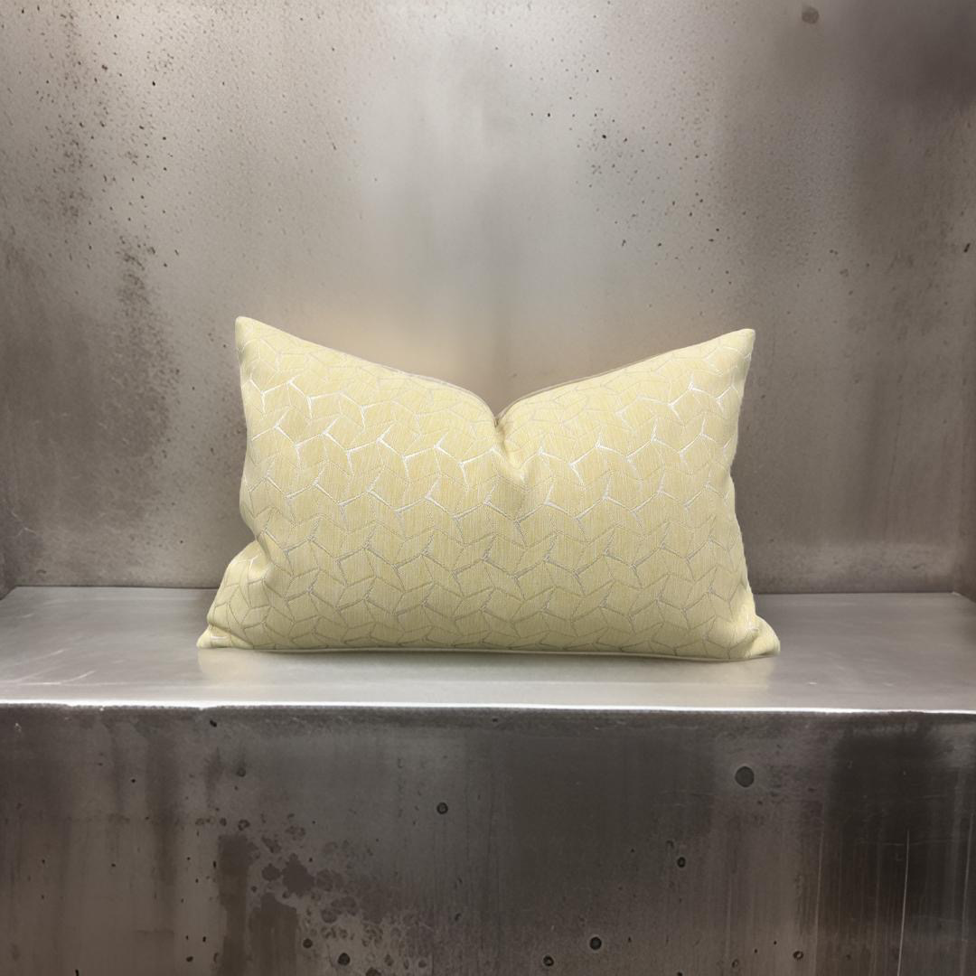 Trapezoid Sunshine 12x18" Knife Edge Decorative Lumbar Pillow