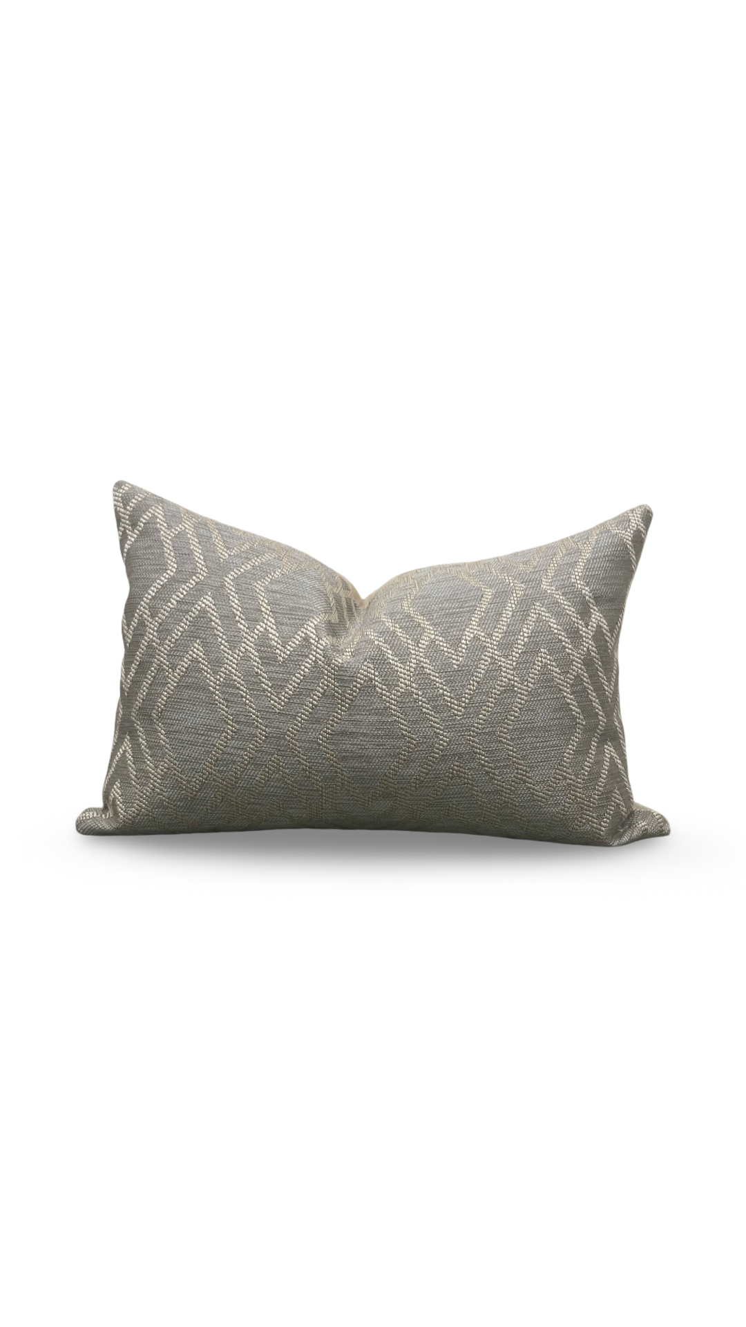 Lumbar Pillow Dana Taupe 12x18" Knife Edge Cover