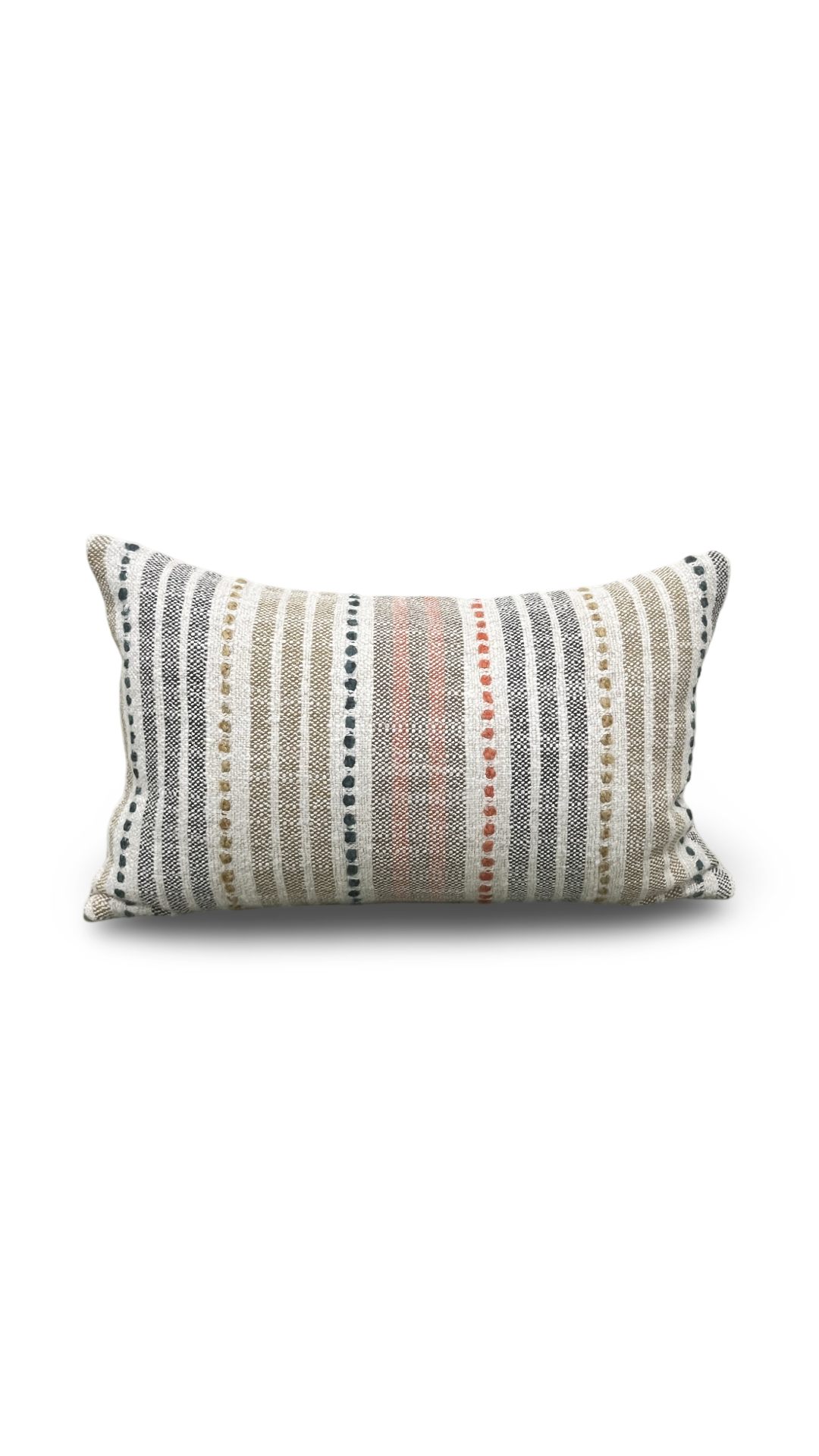 Empyrea Espalier Neutral 12x18" Knife Edge Decorative Lumbar Pillow