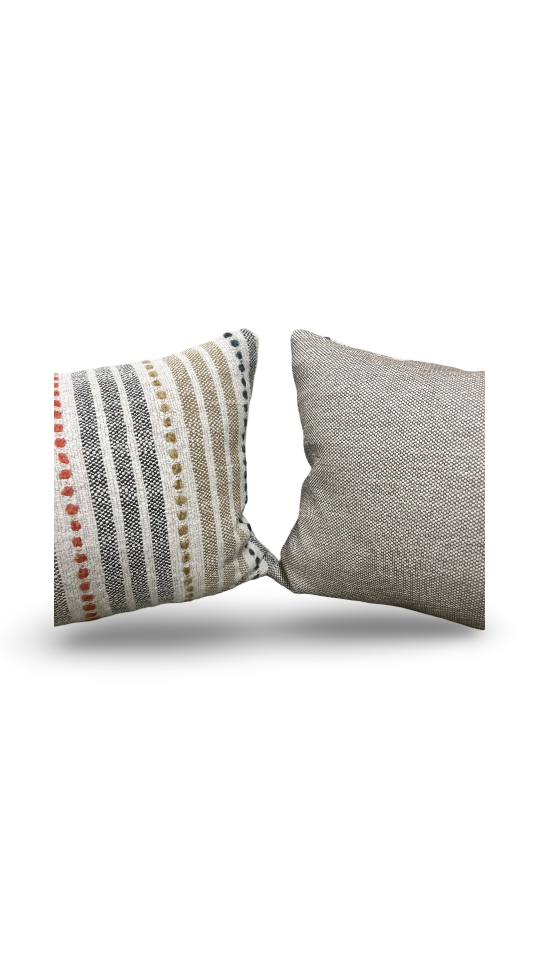 Empyrea Espalier Neutral 12x18" Knife Edge Decorative Lumbar Pillow