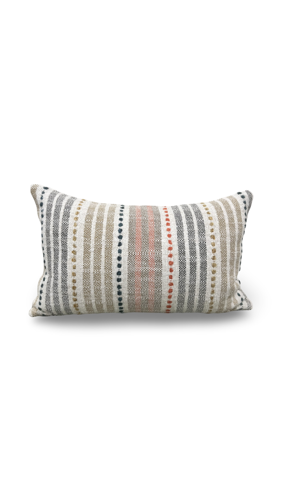 Empyrea Espalier Neutral 12x18" Knife Edge Decorative Lumbar Pillow