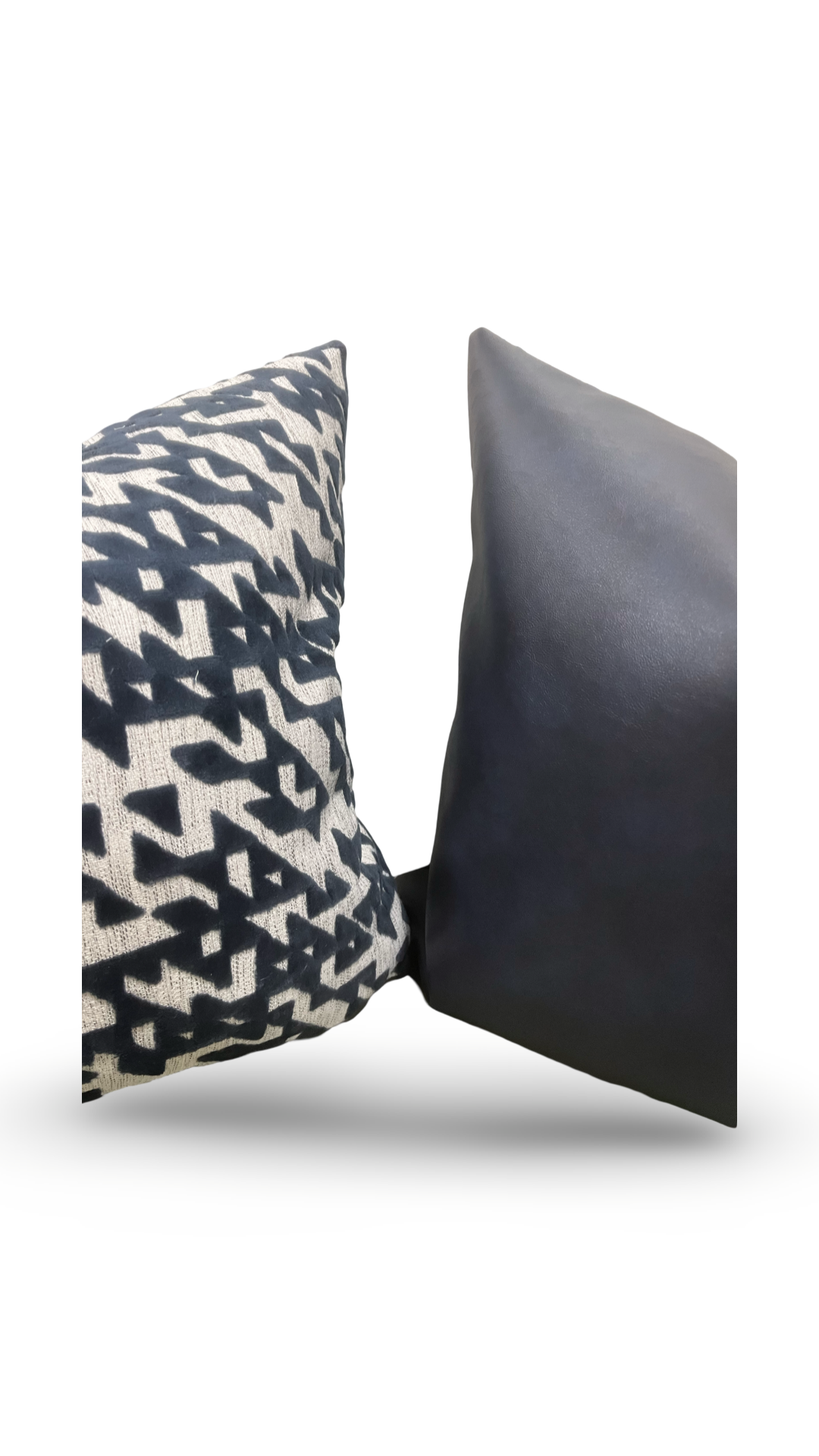 Tessellation Memo Midnight 22X22" Knife Edge Decorative Pillow