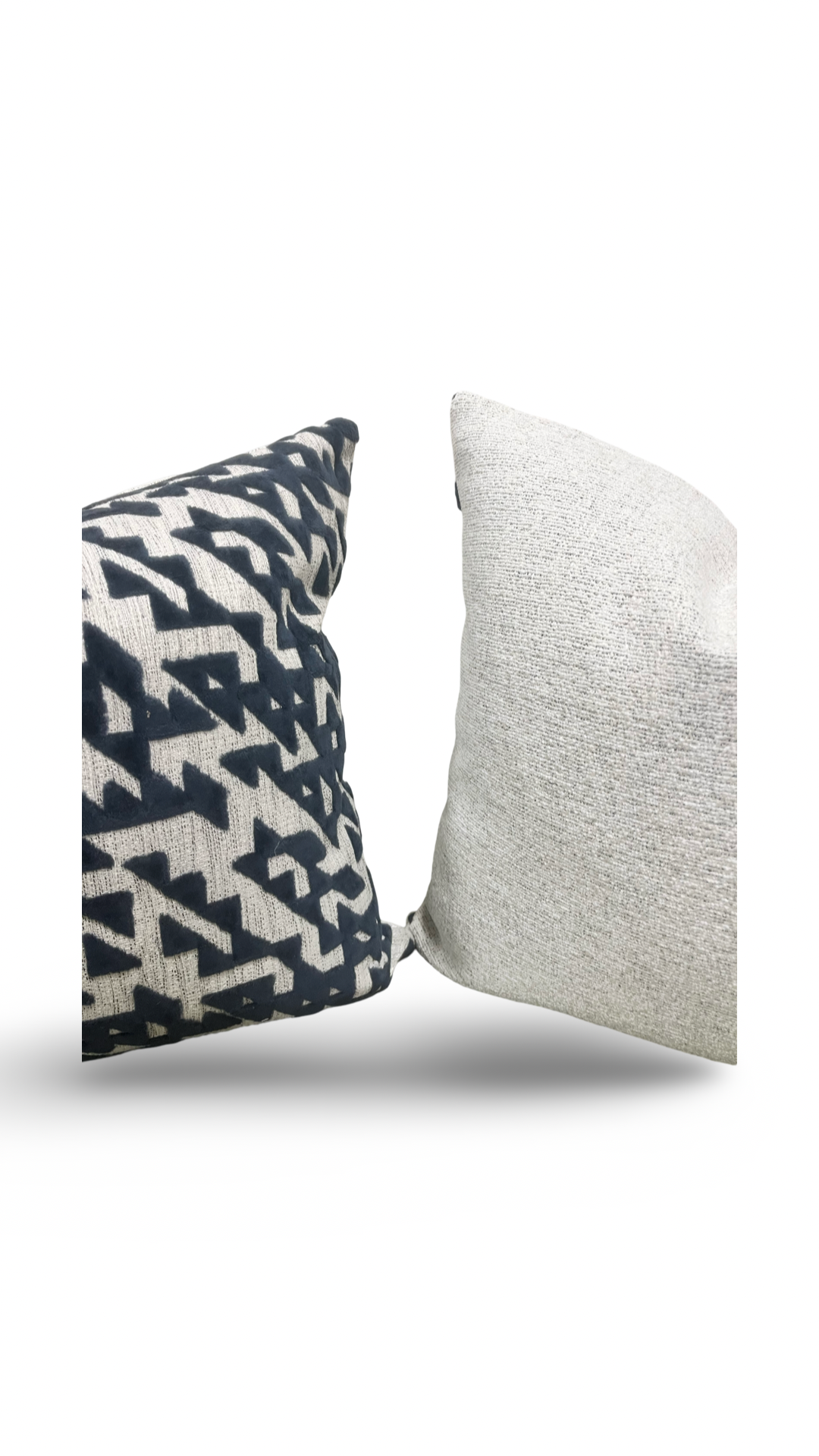 Tessellation Memo Midnight 18X18" Knife Edge Decorative Pillow