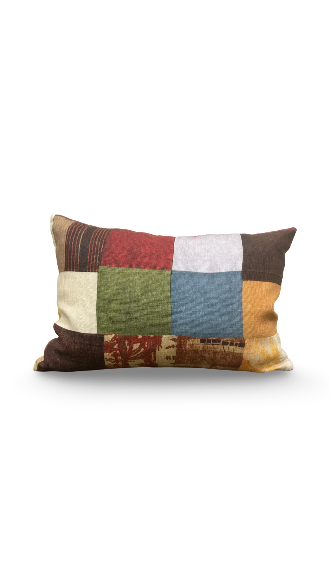Patchwork Classic 12X18" Knife Edge Decorative Lumbar Pillow
