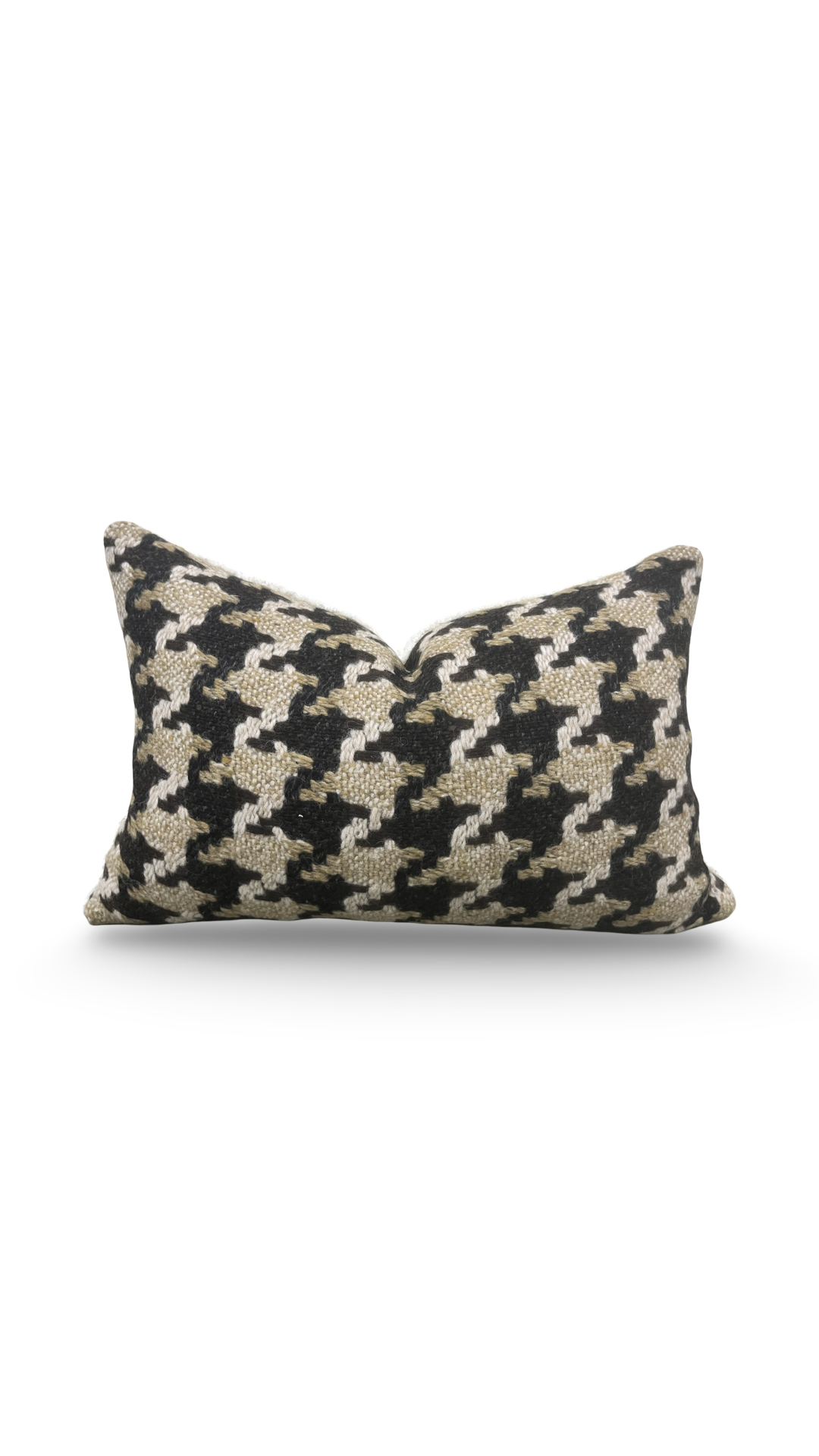 Designer Fabric Brigitte Camel 12x18" Knife Edge Decorative Lumbar Pillow