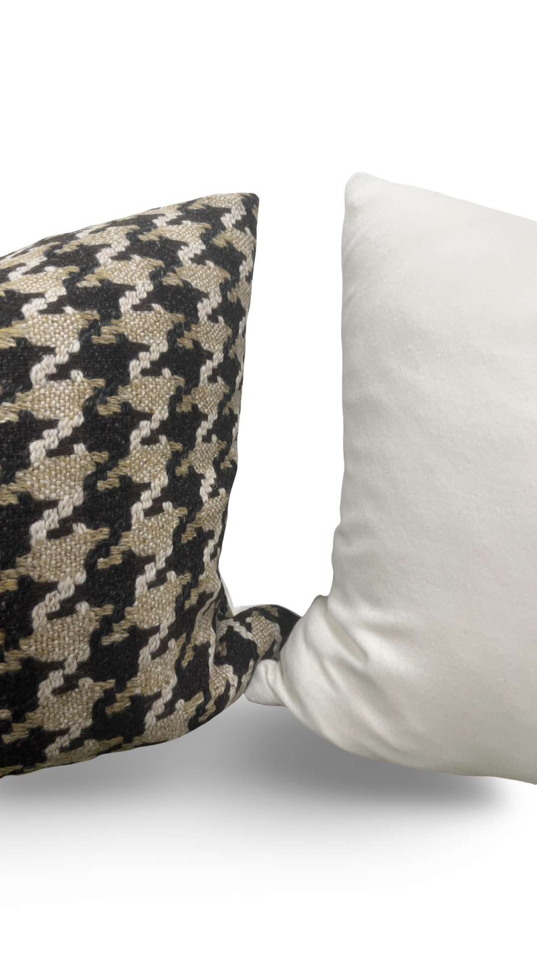 Designer Fabric Brigitte Camel 22x22" Knife Edge Decorative Throw Pillow