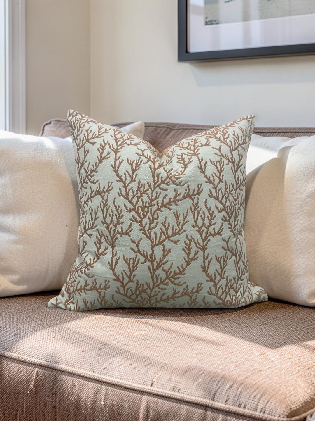 Pierre Frey Decorative Pillow Gorgone L5035 18x18" Knife Edge Cover