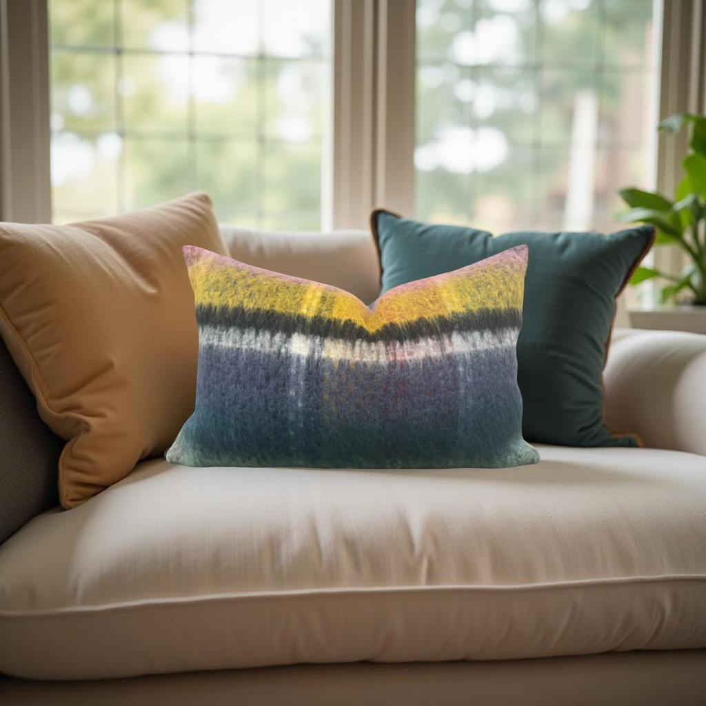 Nestor Plaine 12X18" Knife Edge Decorative Lumbar Pillow