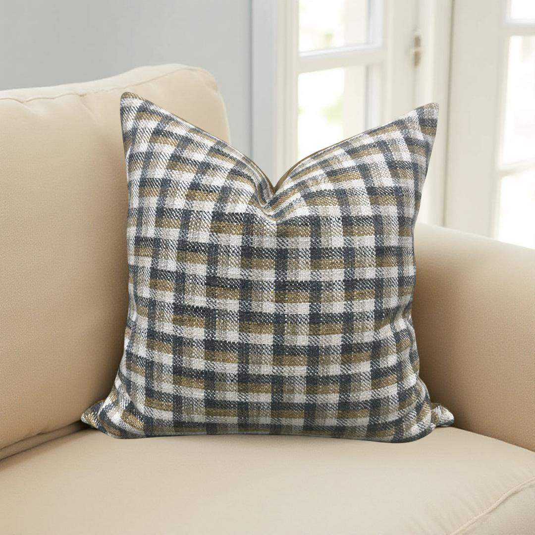 Designer Fabric Chattanooga Bedrock 22x22" Knife Edge Decorative Throw Pillow
