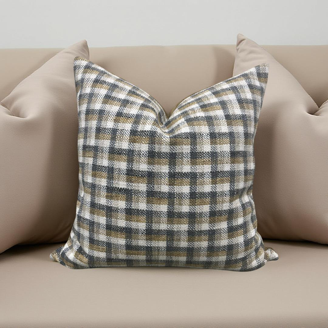 Designer Fabric Chattanooga Bedrock 22x22" Knife Edge Decorative Throw Pillow