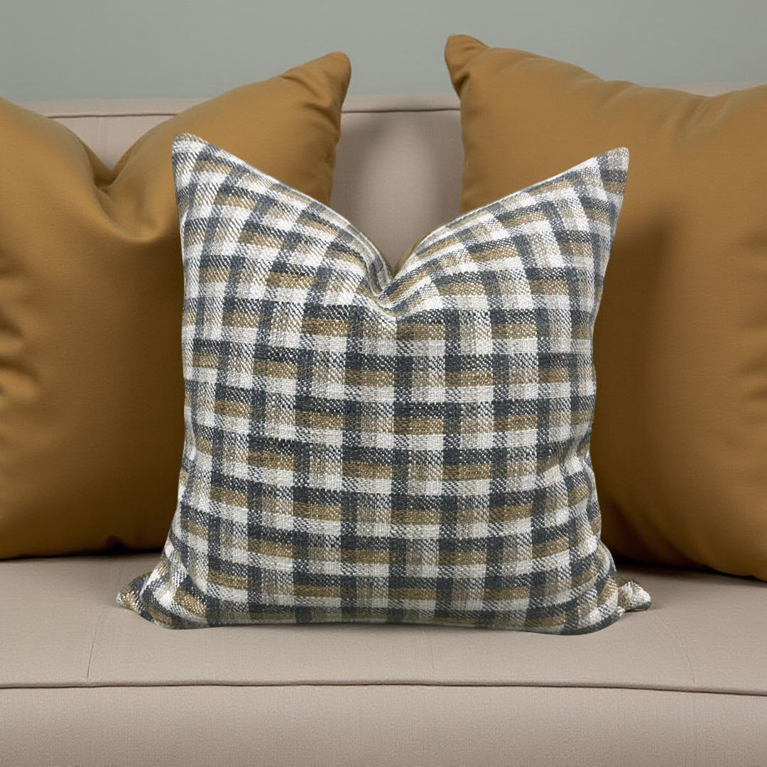 Designer Fabric Chattanooga Bedrock 22x22" Knife Edge Decorative Throw Pillow