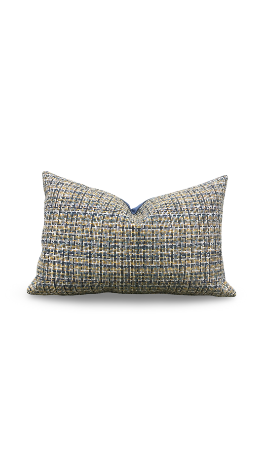 Tokyo Iris 12X18" Knife Edge Decorative Lumbar Pillow