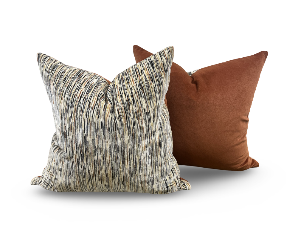 Giverny Wheat Field 22x22" Knife Edge Decorative Pillow