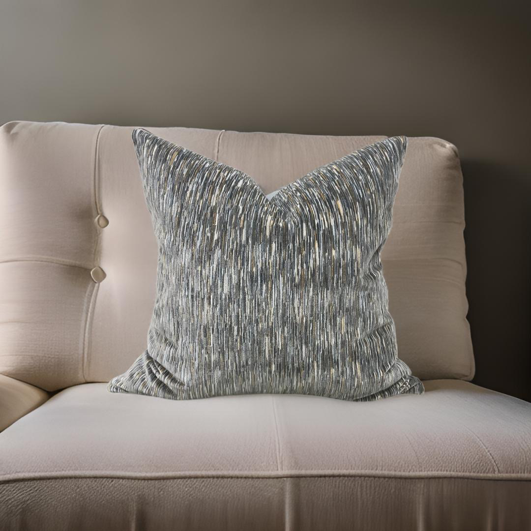 Giverny Seine River 22x22" Knife Edge Decorative Pillow