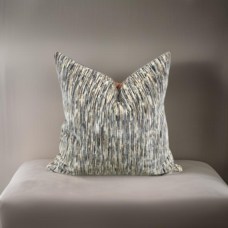 Giverny Wheat Field 22x22" Knife Edge Decorative Pillow