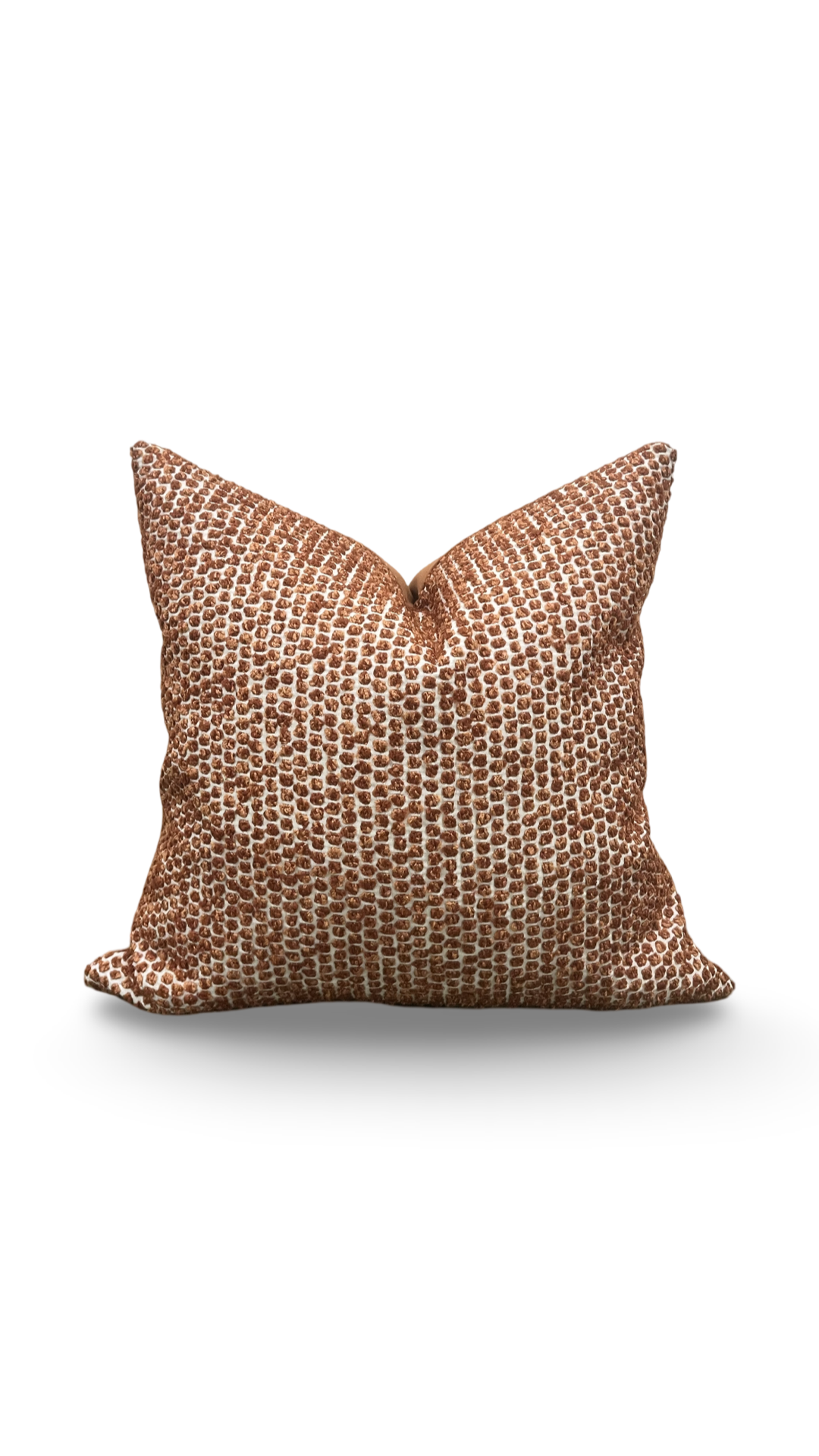 Trinity Rust 18X18" Knife Edge Decorative Throw Pillow