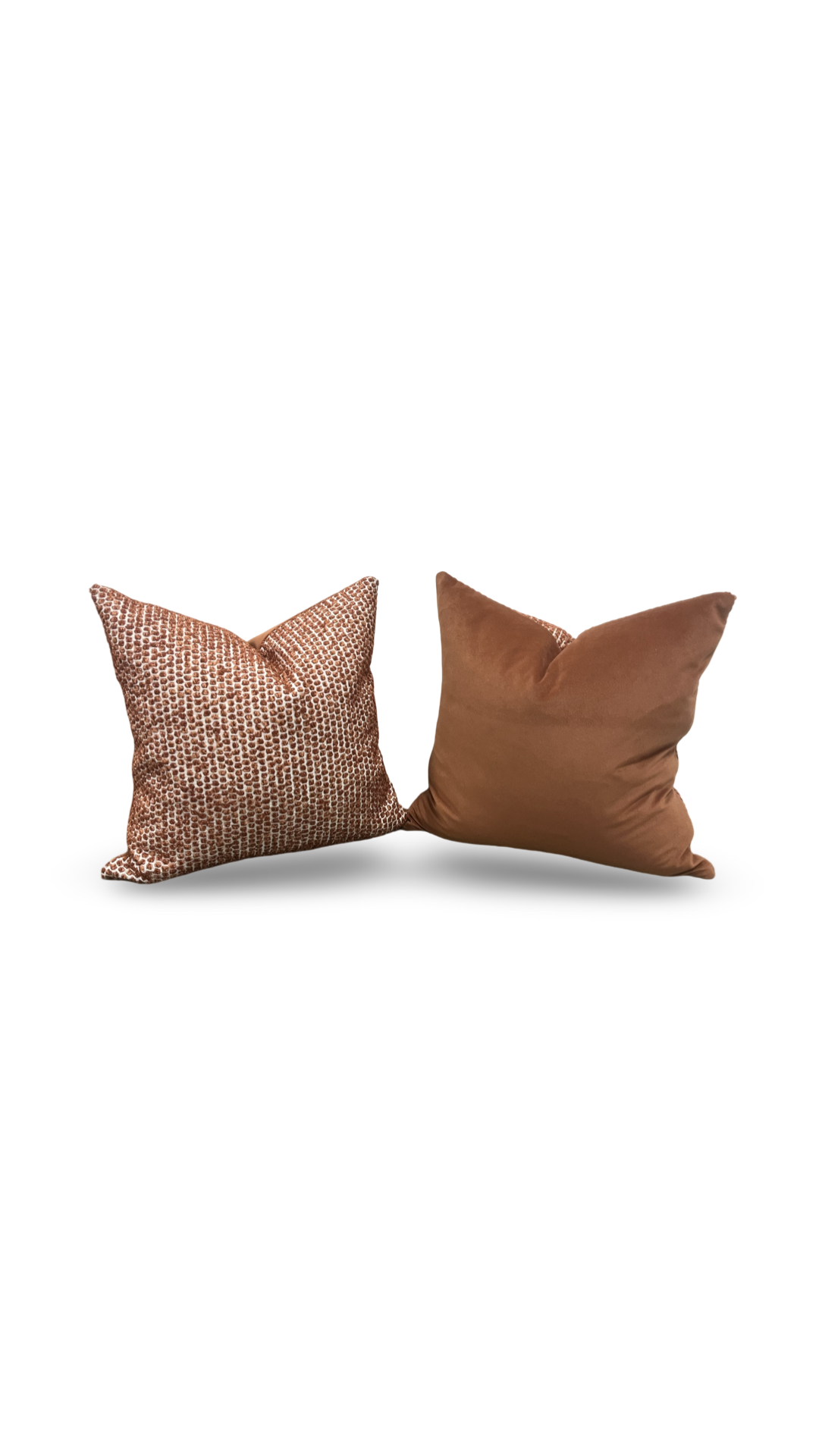 Trinity Rust 18X18" Knife Edge Decorative Throw Pillow