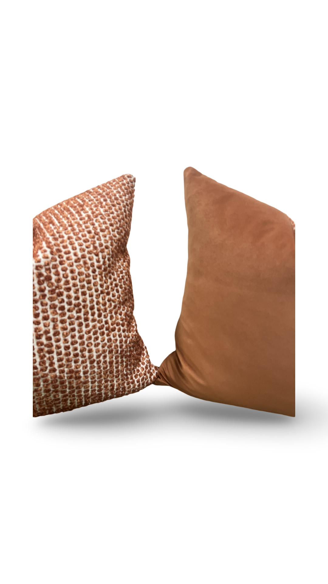 Trinity Rust 18X18" Knife Edge Decorative Throw Pillow