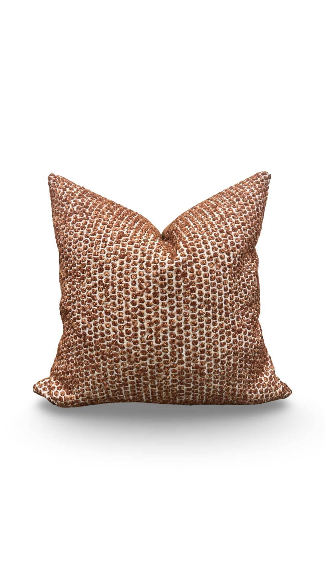 Trinity Rust 18X18" Knife Edge Decorative Throw Pillow