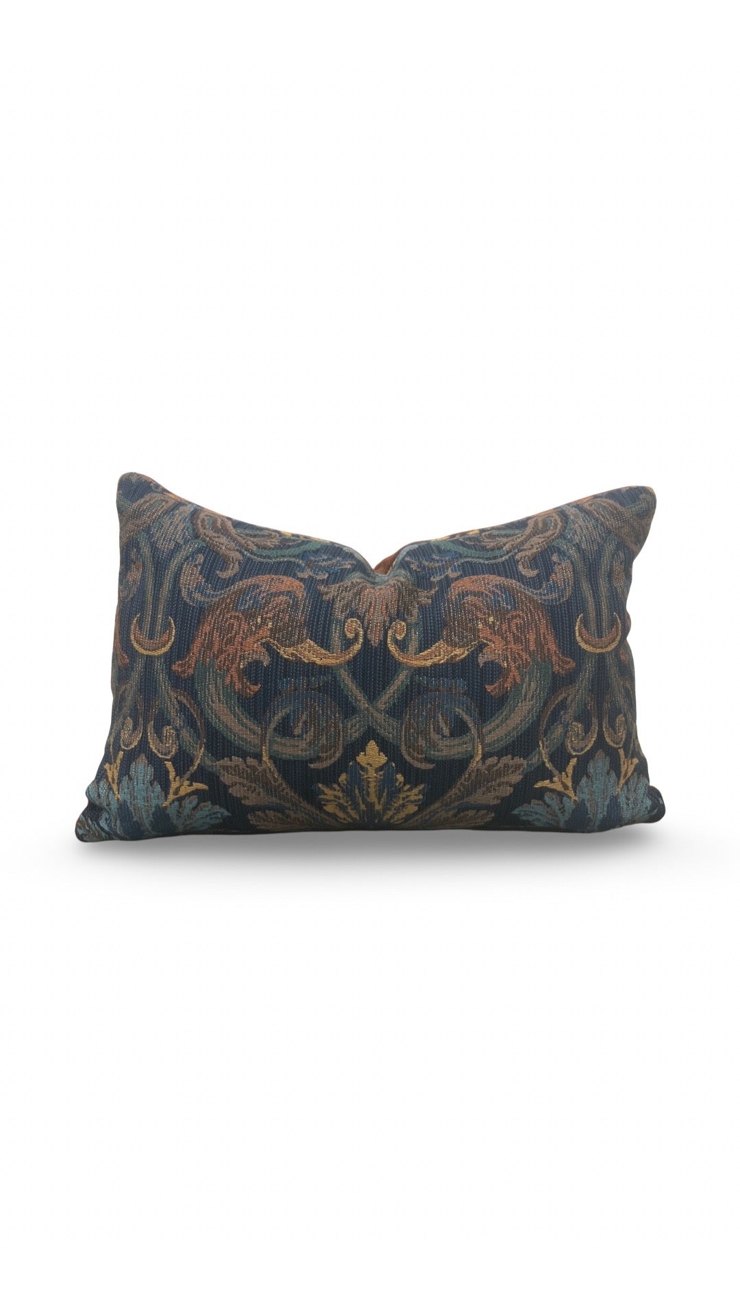 Prelle Lumbar Pillow Noir Saturne 12x18" Knife Edge Cover