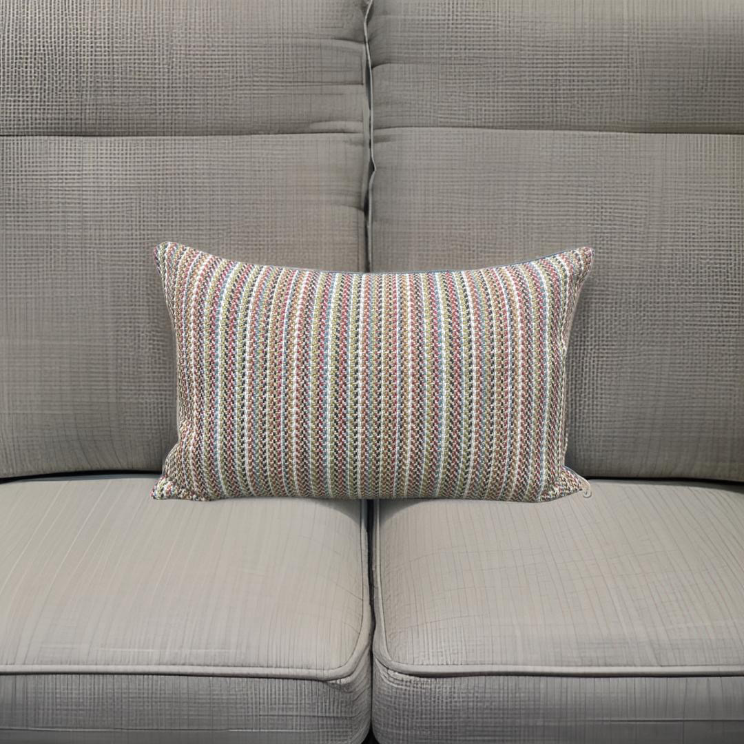 Esker Multi 12X18" Knife Edge Decorative Pillow