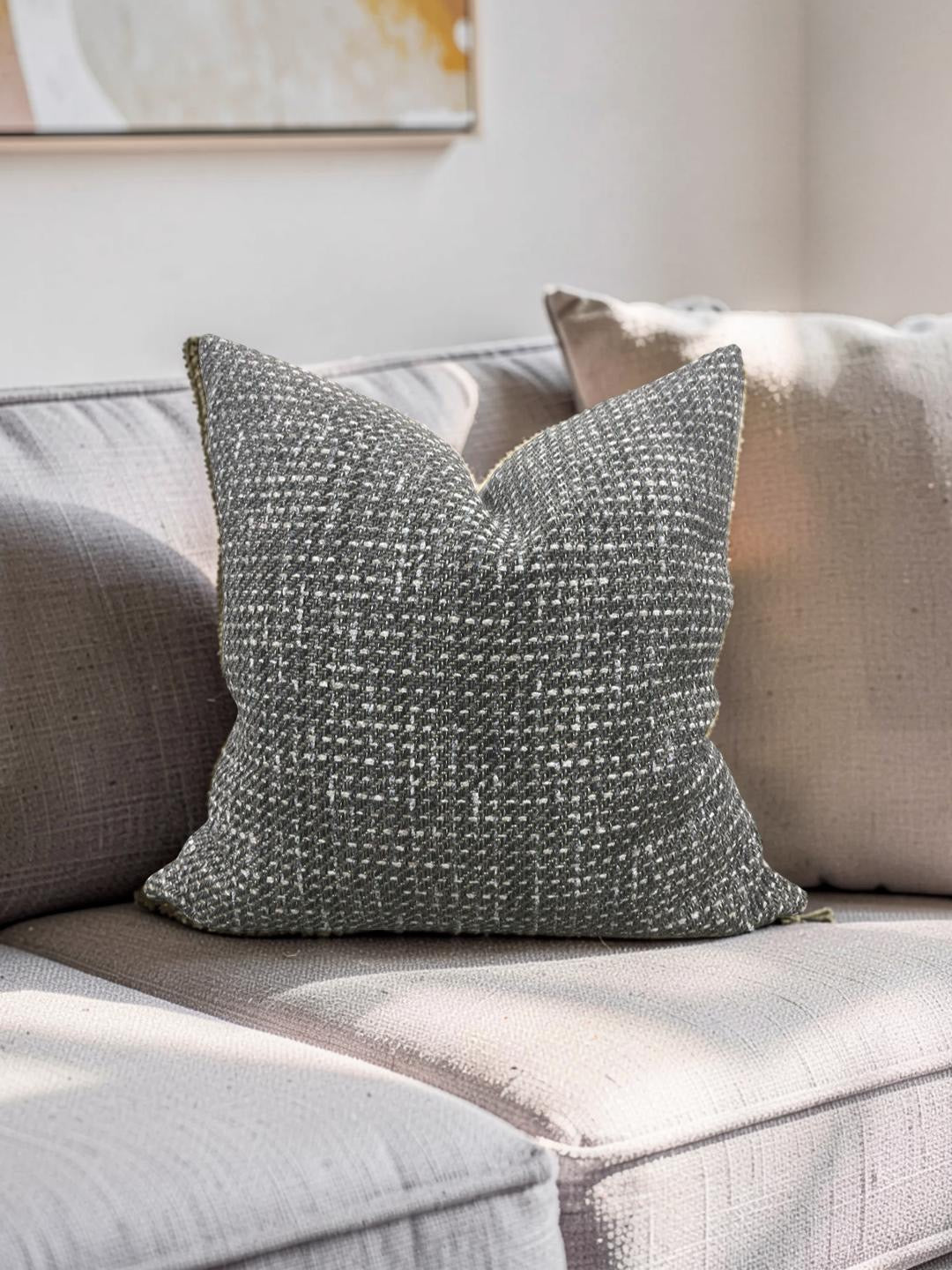 Decorative Pillow Ariana Umber 20x20" Knife Edge Cover
