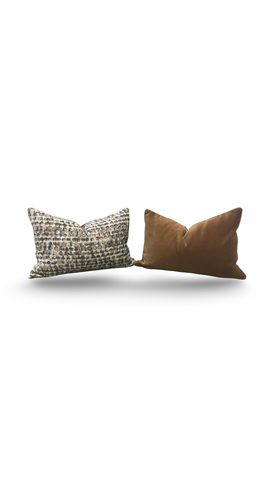 Designer Fabric Ezri Sorbet 12x18" Knife Edge Lumbar Pillow