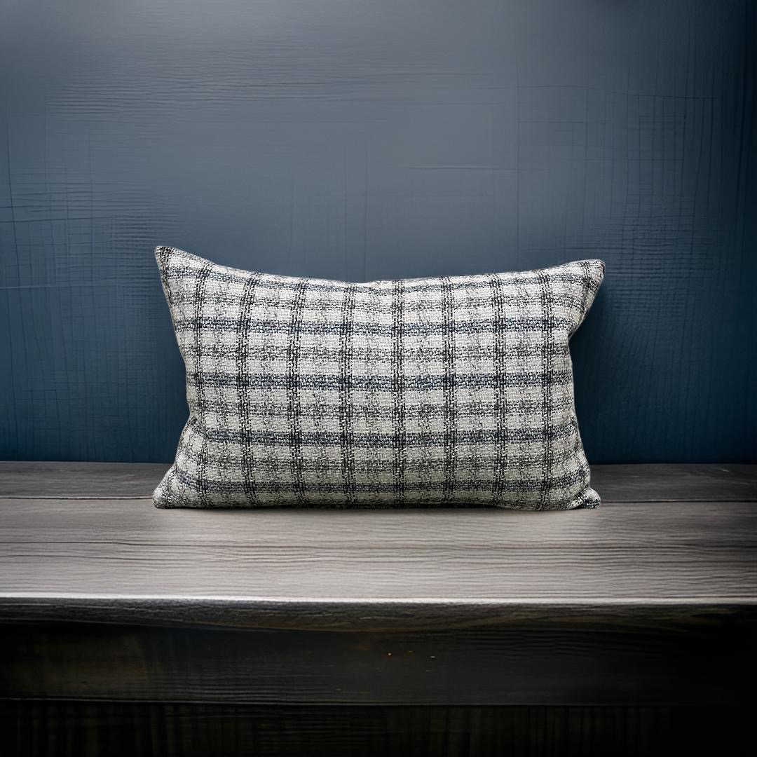 Lomax Storm 12x18" Knife Edge Decorative Lumbar Pillow